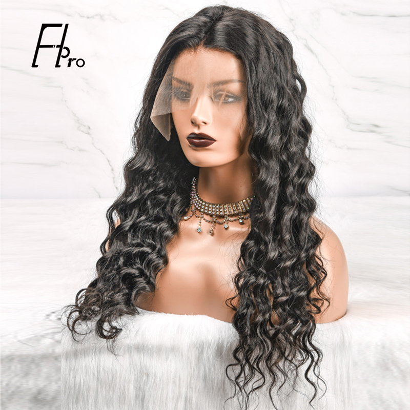 Wholesale 13x6 Lace Front Wig Free Part Hair Loose Curly Natural Color